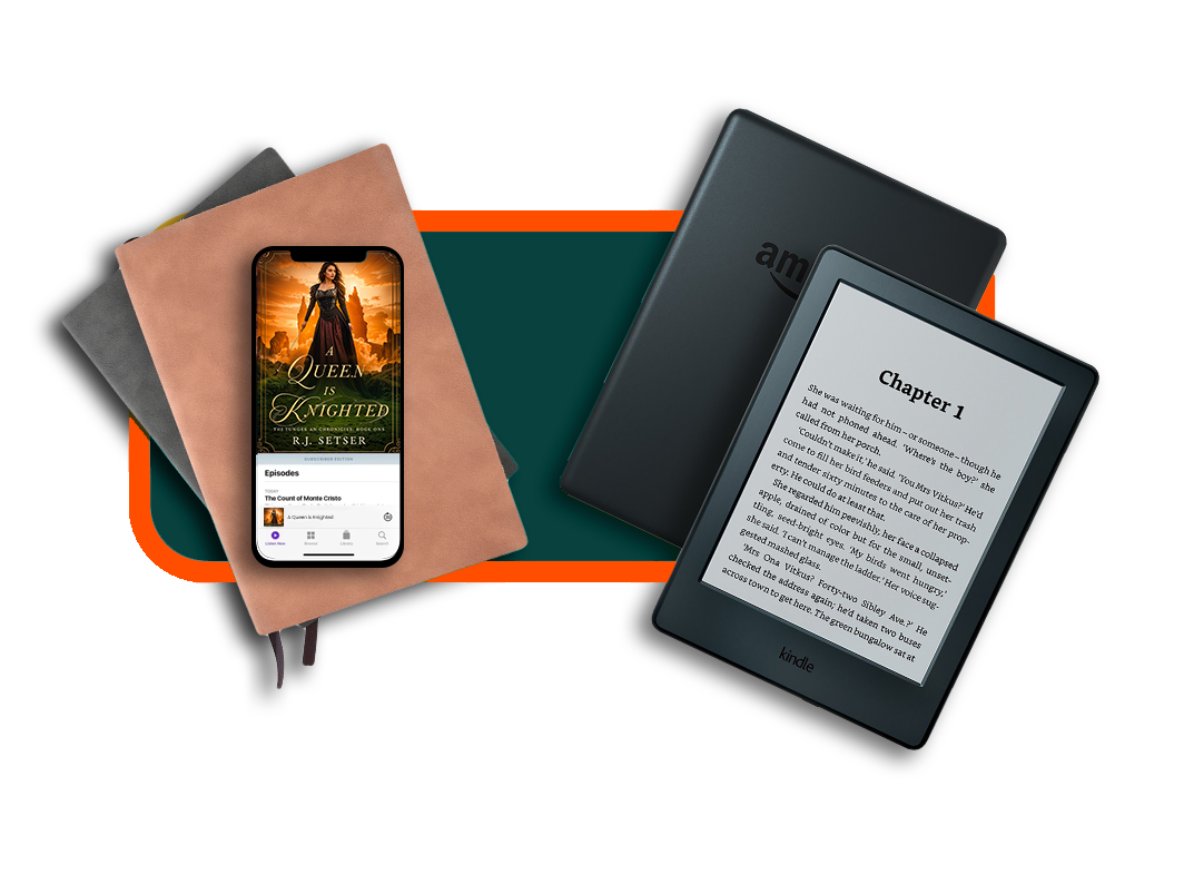 Book publishing services - devices and writing materials